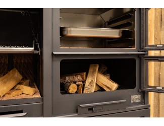 BBQ buitenkeuken (model 1560) met houten meubel