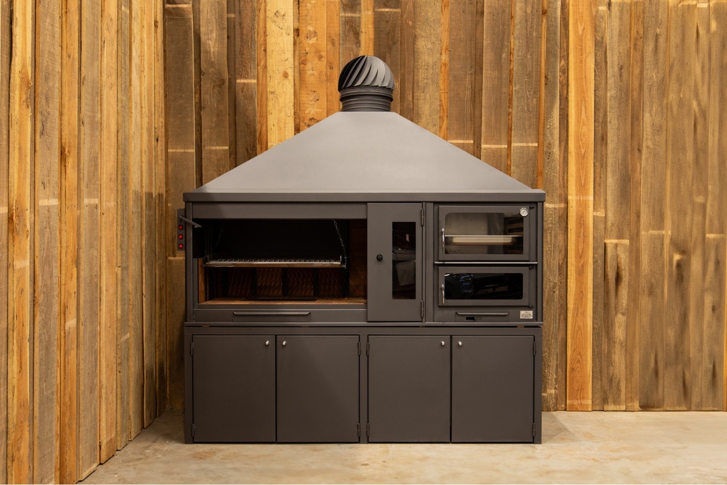 BBQ Buitenkeuken (model 2381) met houten meubel