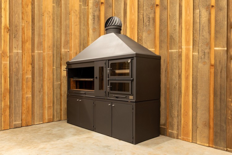 BBQ Buitenkeuken (model 2381) met houten meubel