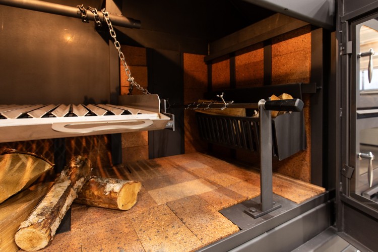 BBQ Buitenkeuken (model 2381) met houten meubel