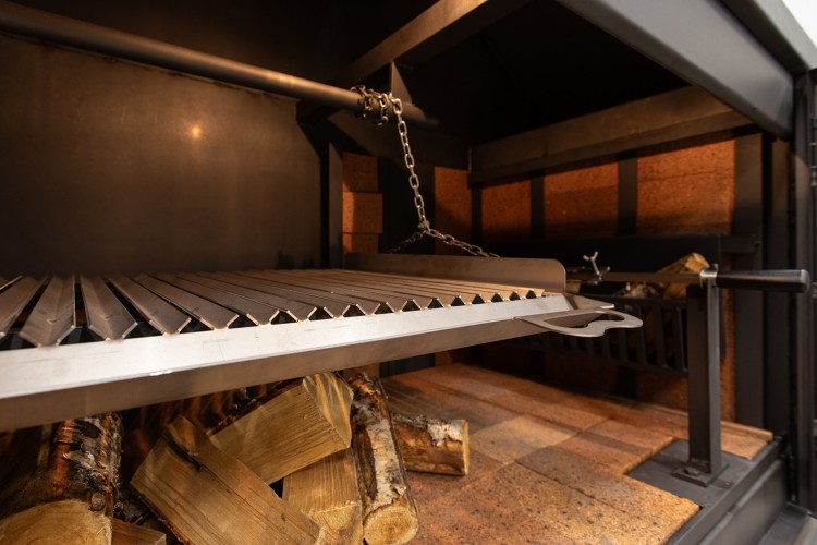 BBQ Buitenkeuken (model 2381) met houten meubel