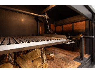 BBQ Buitenkeuken (model 2381) met houten meubel