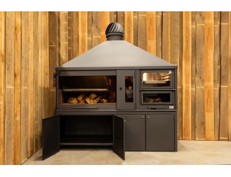 BBQ Buitenkeuken (model 2381) met houten meubel