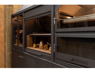 BBQ buitenkeuken (model 2583) met houten meubel