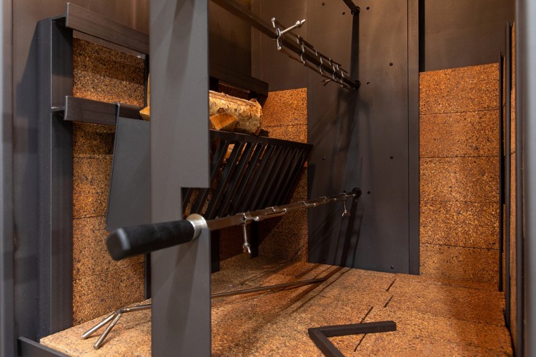 BBQ buitenkeuken (model 2583) met houten meubel