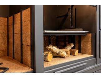 BBQ buitenkeuken (model 2583) met houten meubel