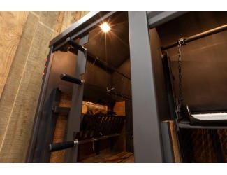 BBQ buitenkeuken (model 2583) met houten meubel